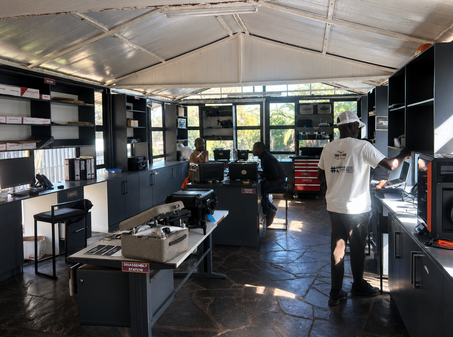 Drone Solutions Zimbabwe technical drone repair and maintenance workshop