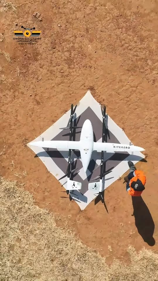Kite Aero delivery VTOL operated by Drone Solutions Zimbabwe